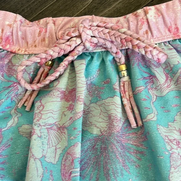 LoveShackFancy x Hurley Under The Sea Tiered Mini Skirt - Picture 8 of 13